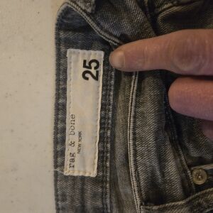 Rag & Bone Gray Denim Jeans
